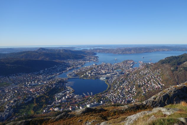 Bergen from Ulriken by Katja